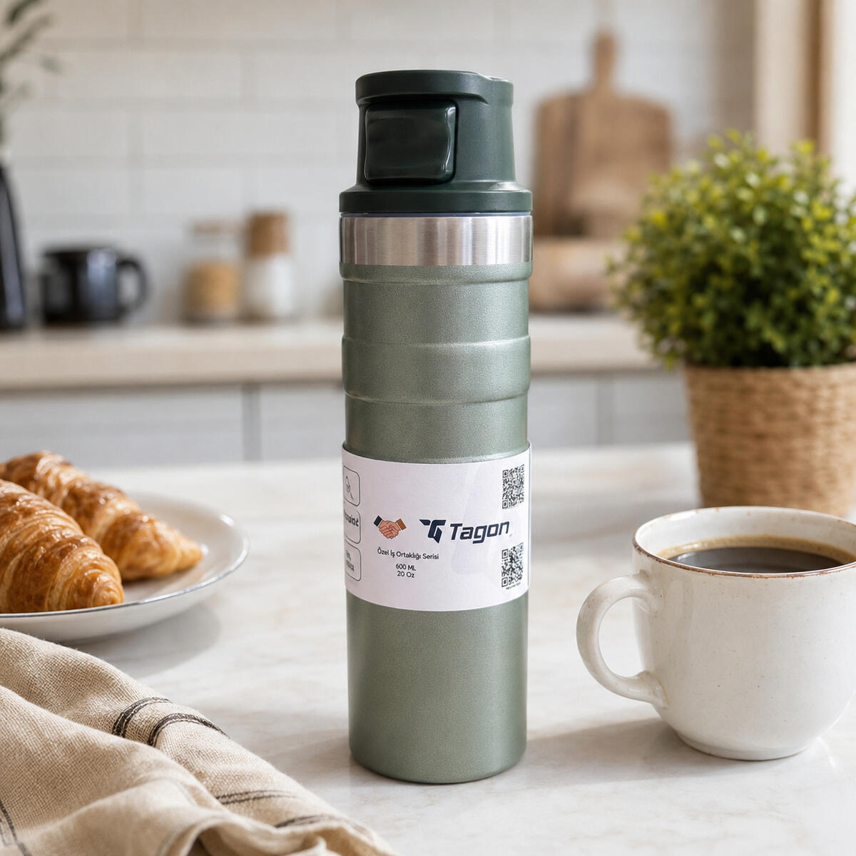 MiniQup Q1 Pushpro Outdoor Yeşil 600ml