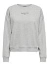 Only Sweatshirt 15254183 Açık Gri Melanj
