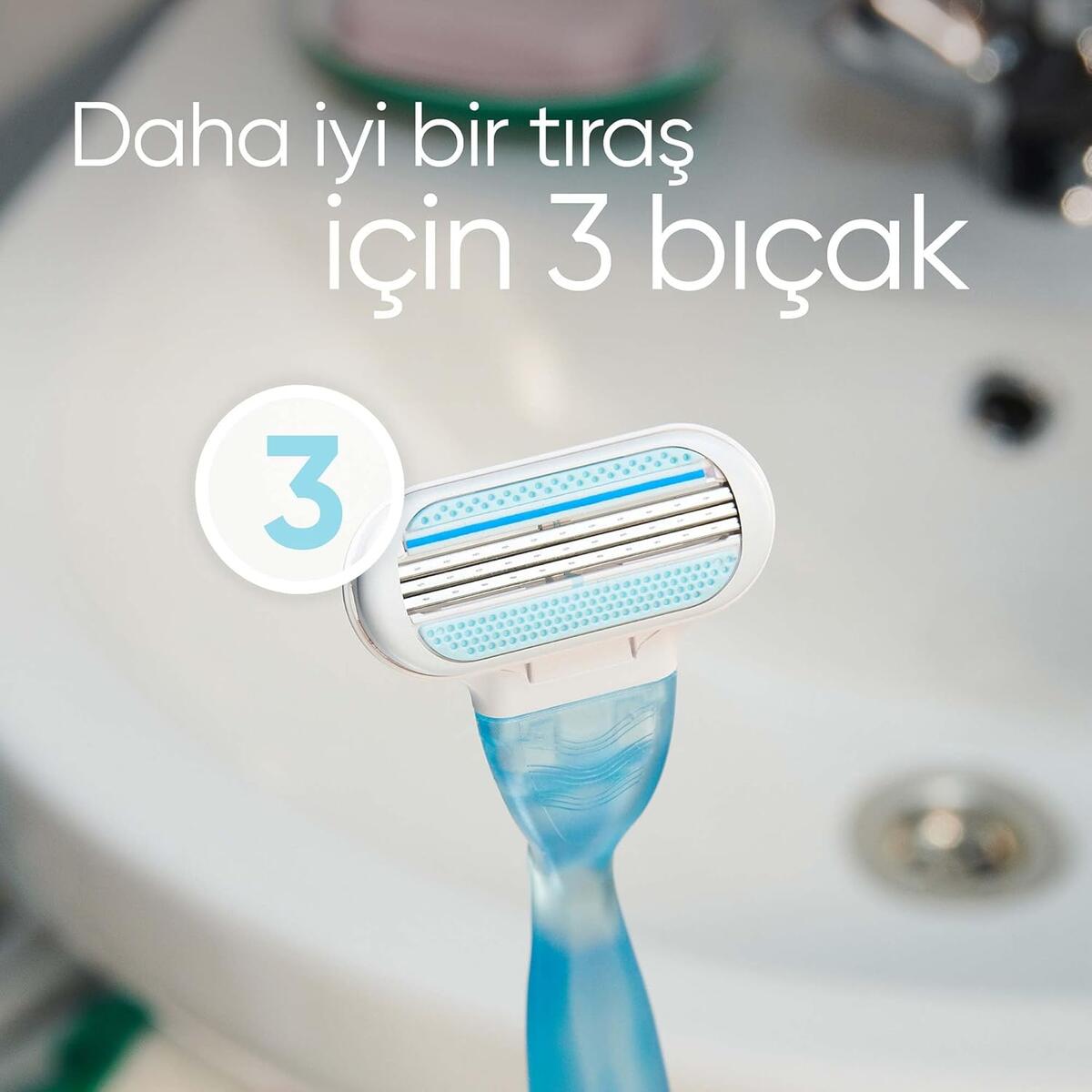 Gillette Traş Makinesi Venüs Smooth Classic+3 Yedek