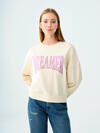 Loft Sweatshirt LF2035722 Açık Taş