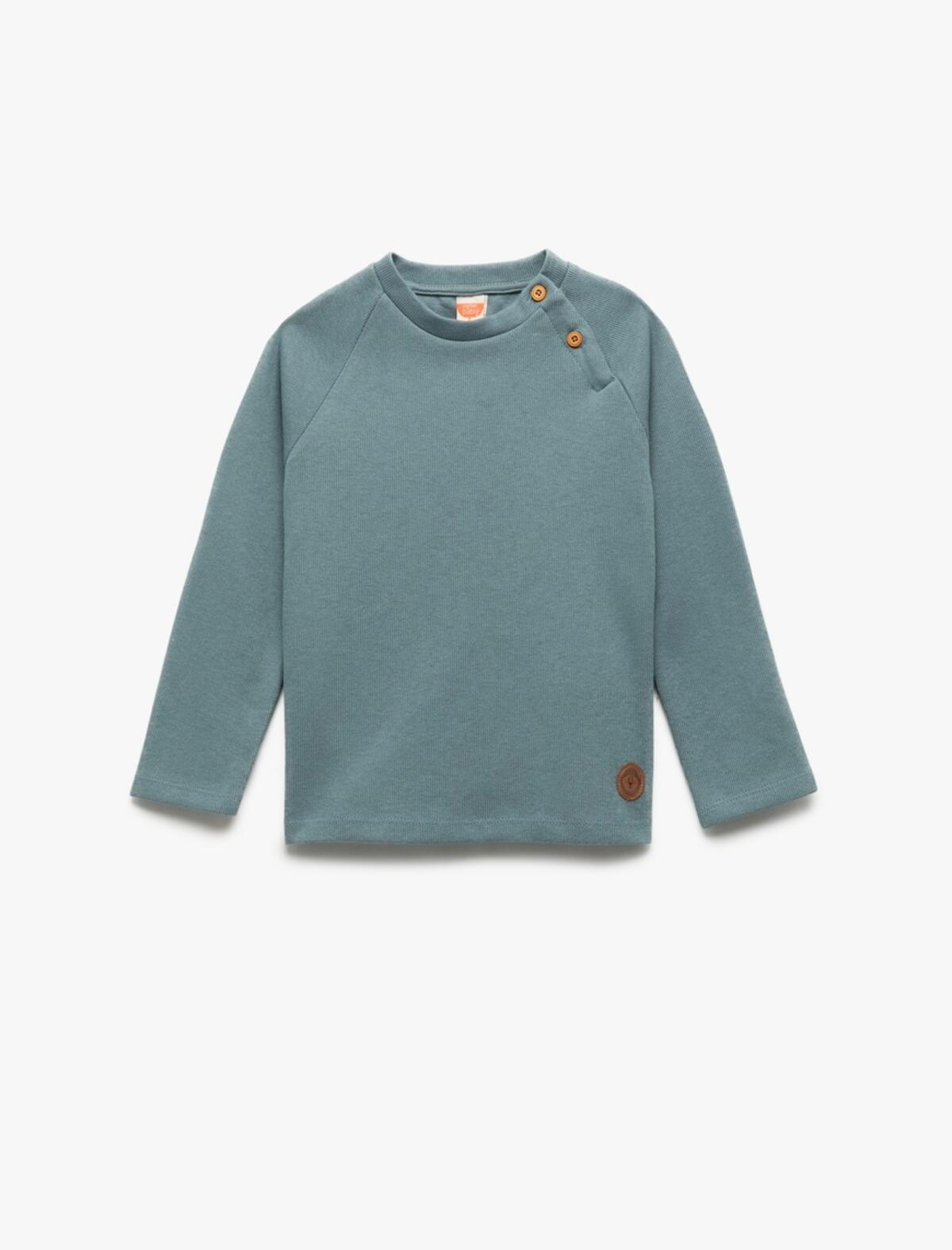 Koton Sweatshirt Erkek Bebek 6WMB10074TK Mavi