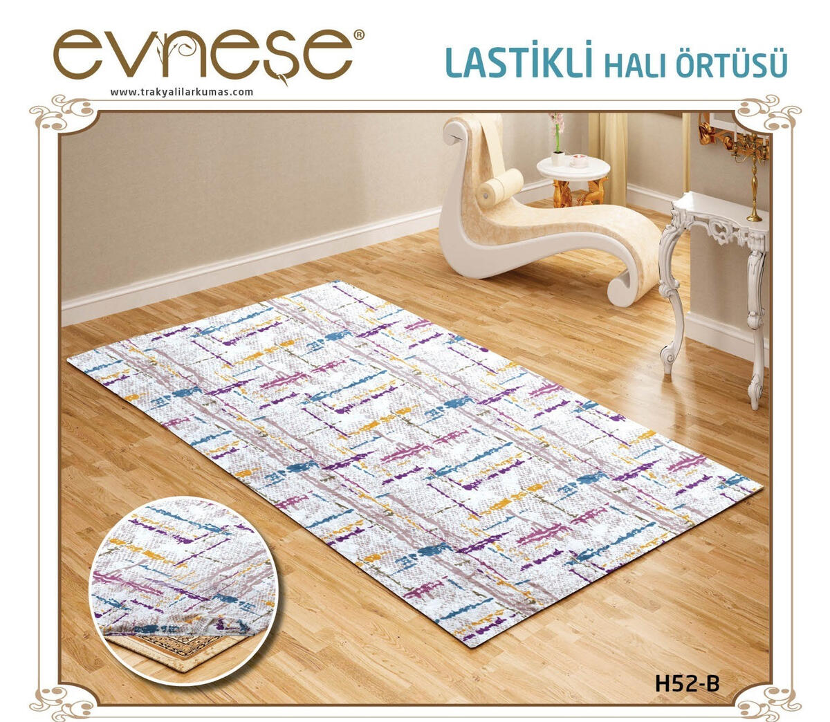 Evneşe Halı Örtüsü 4M2 H52B(DY)