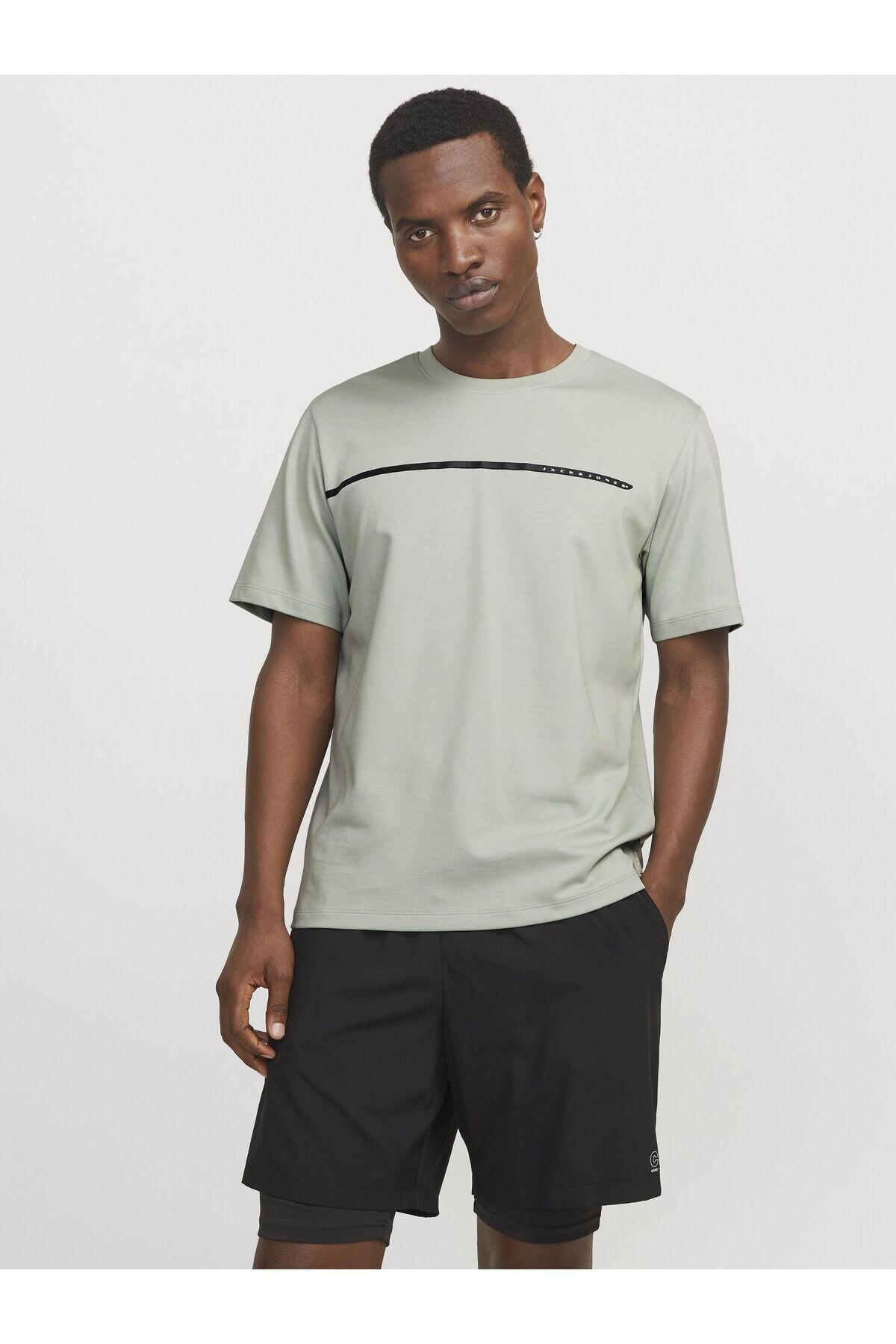 Jack&Jones Tişört 12273120 Açık Gri