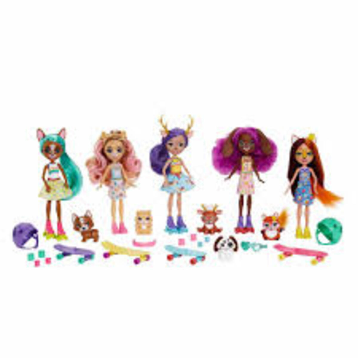 Enchantimals Şehir Bebekleri Beşli Paket MTL-HHC19