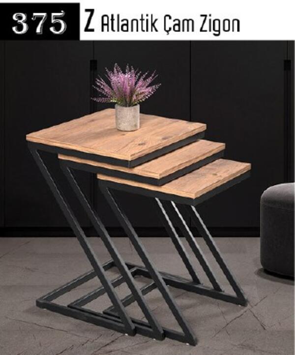 Güneş Zigon Sehpa Z Atlantik Çam 375