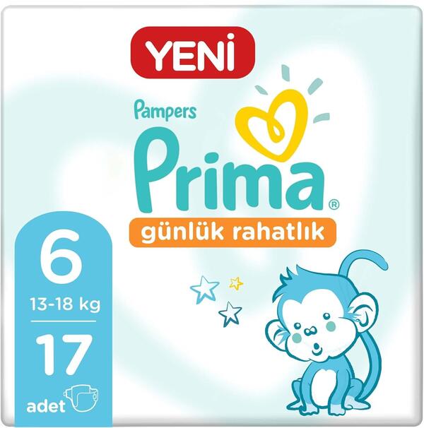 Prima Bez Günlük Rahatlık Extra Large 6 Beden 17Li