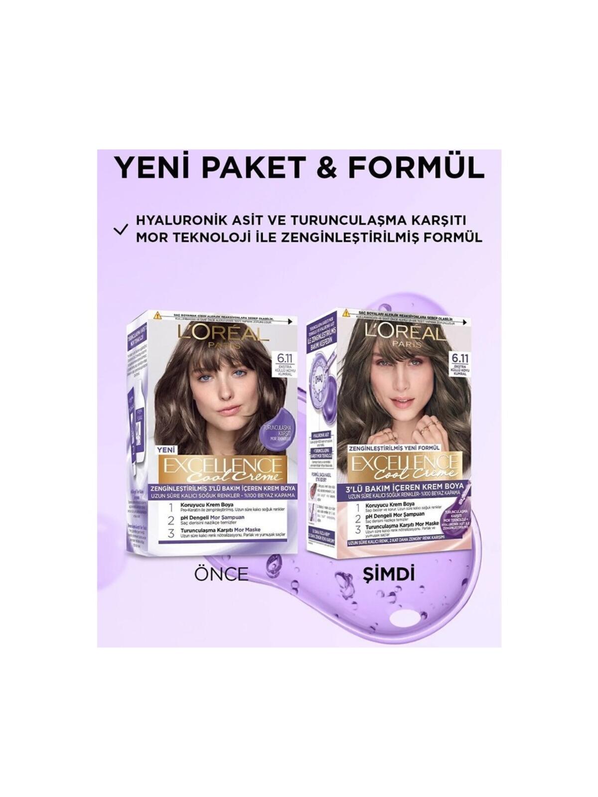 Excellence Saç Boyası Cool No:6.11