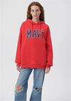 Mavi Sweatshirt M1600361-82054 Kırmızı S