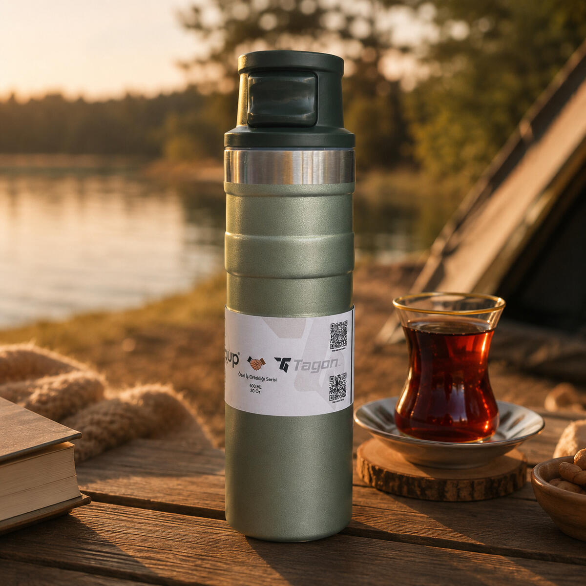 MiniQup Q1 Pushpro Outdoor Yeşil 600ml