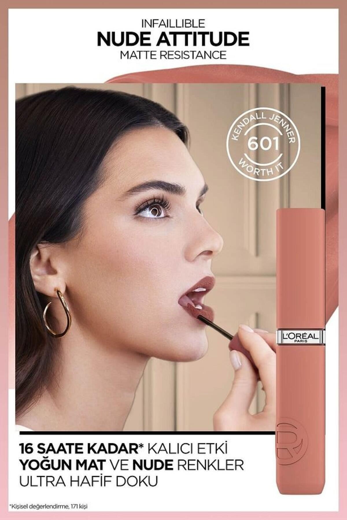 Loreal Paris Ruj Likit İnfaillible Matte Resistance No:645