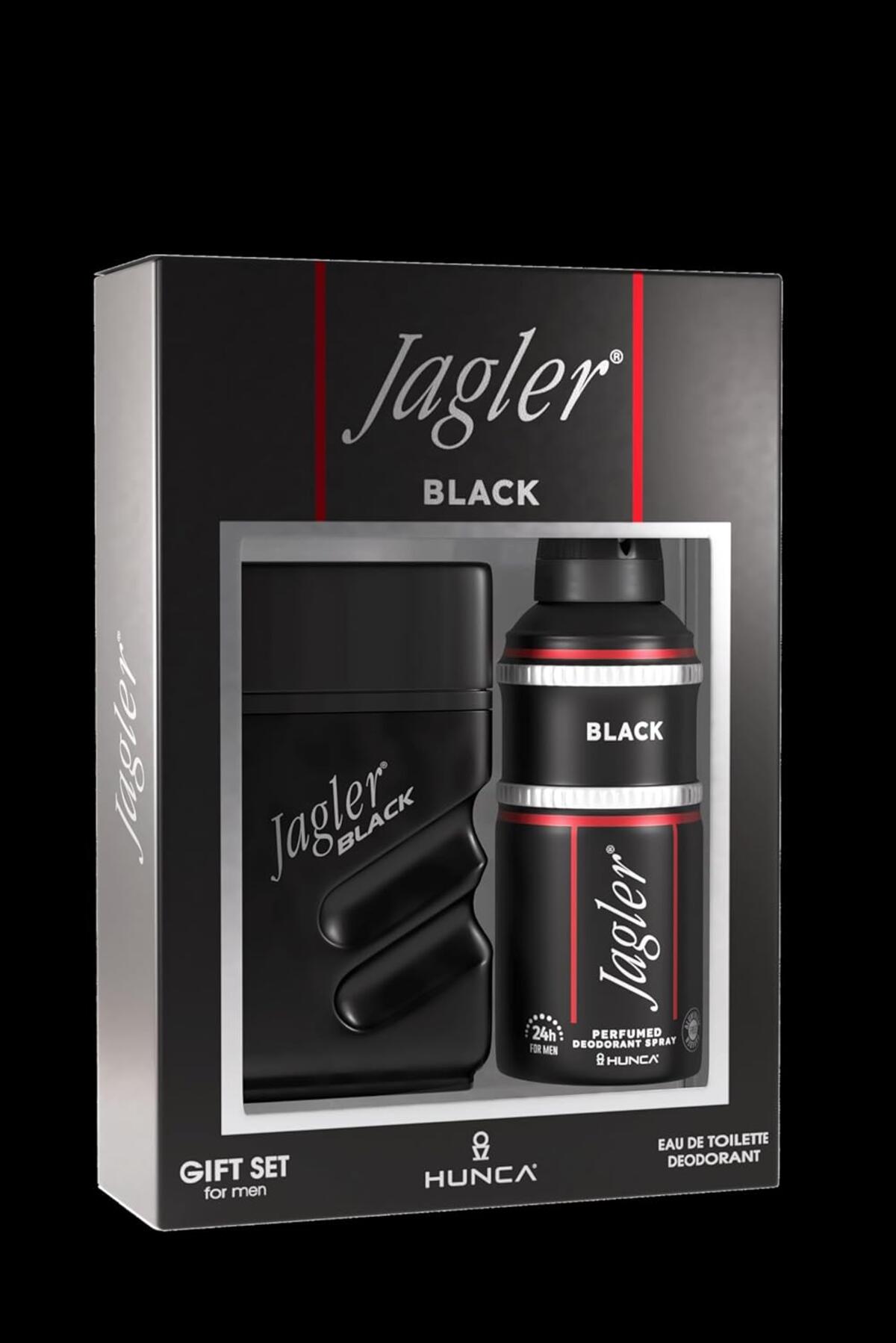 Jagler Erkek Parfüm Seti Black 75Ml Edt+150Ml Deo