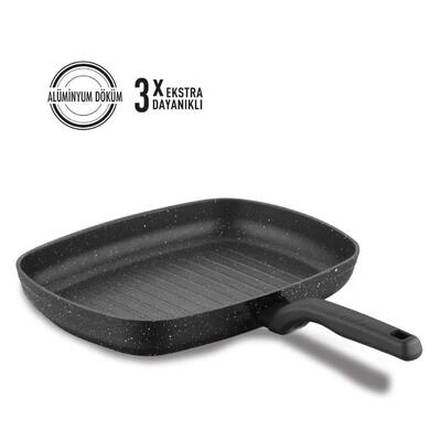 Korkmaz Grill Tava 36*25 Dikdörtgen Ornella A1121