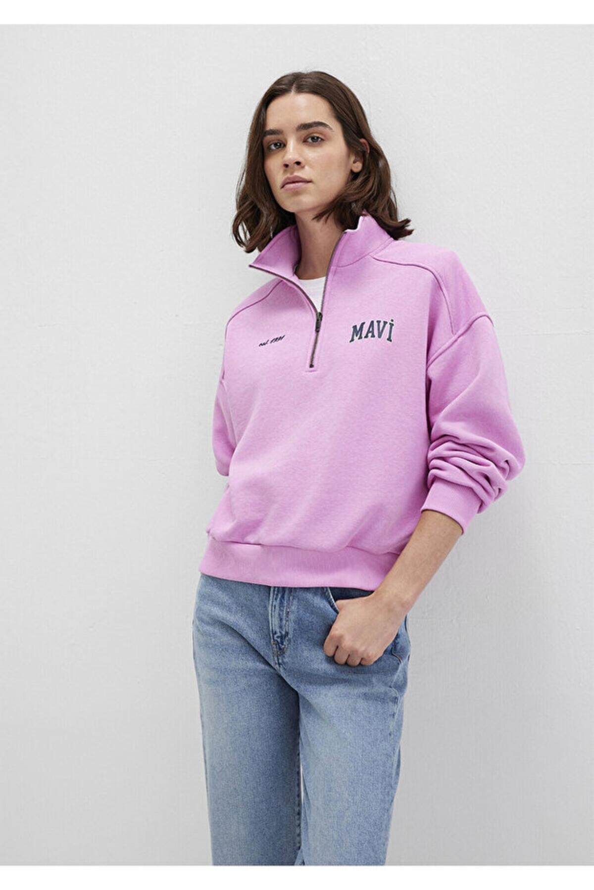 Mavi Sweatshirt M1S10373-71067 Pembe