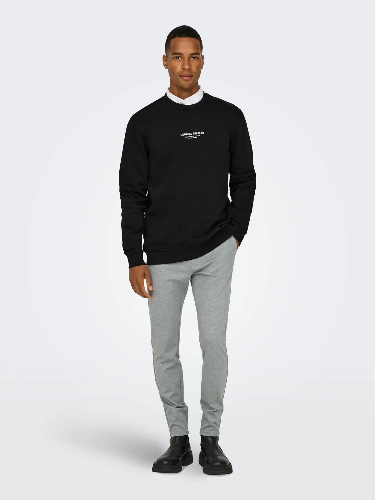 Only&Sons Sweatshirt 22030923 Siyah