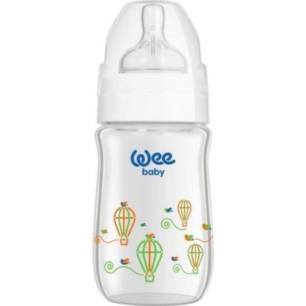 Wee Baby Biberon Geniş Ağızlı Isıya Day.Cam 120ML RB139