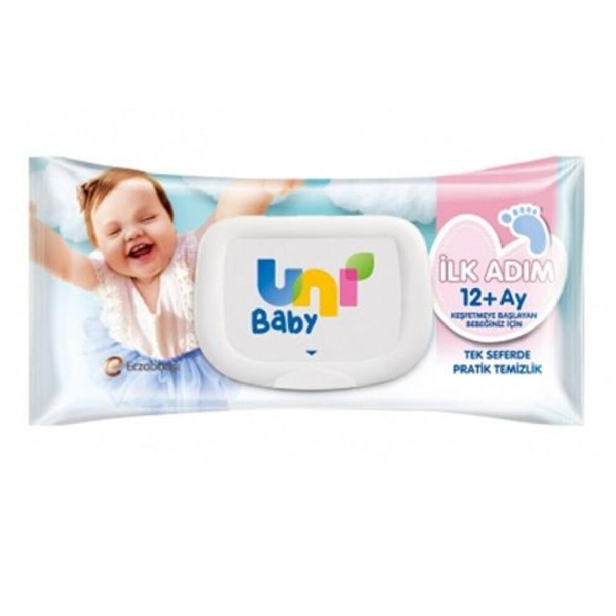 Uni Baby Islak Havlu İlk Adım 52Li