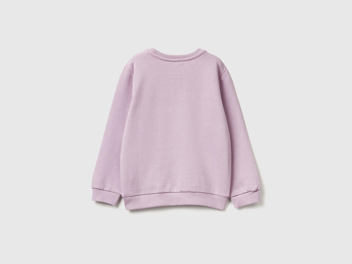 Benetton Sweatshirt Kız Bebek BNT-BG 3J68G10K3-25K Lila