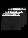 Jack&Jones Junior Erkek Çocuk Boxer 3Lü 12149293 Siyah