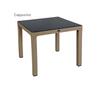 Comfort Masa 90*90 Begonvil Ct066 Cappucino Camlı