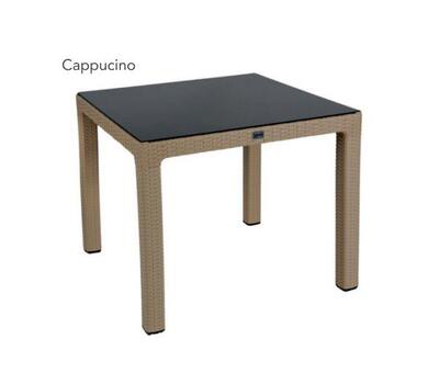 Comfort Masa 90*90 Begonvil Ct066 Cappucino Camlı