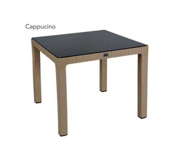 Comfort Masa 90*90 Begonvil Ct066 Cappucino Camlı