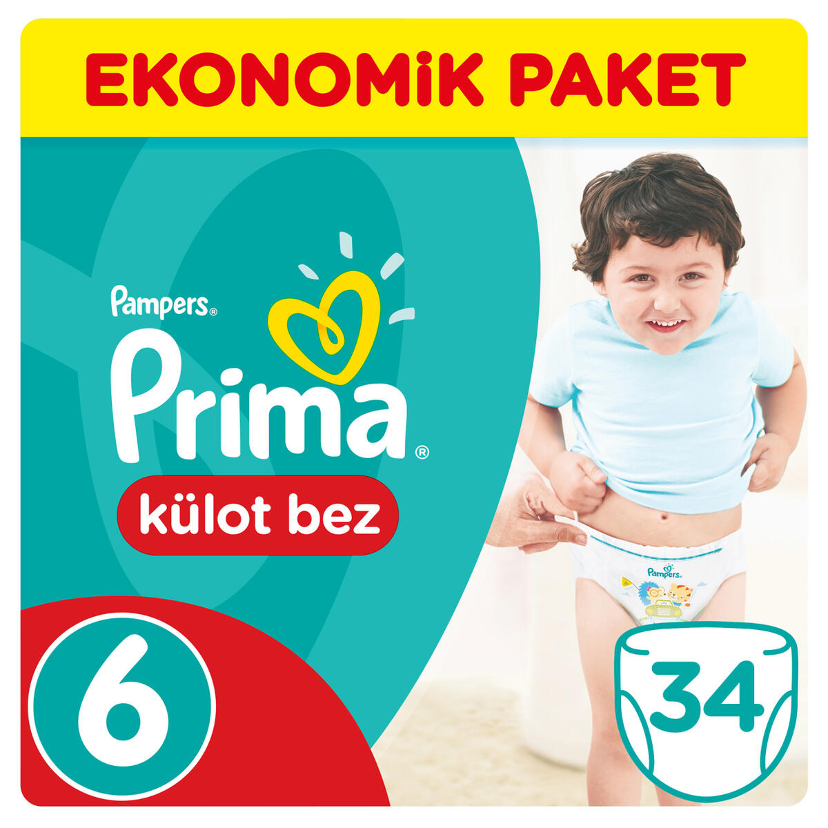 Prima Külot Bez Pants Extra Large Jumbo 6 Beden 34Lü