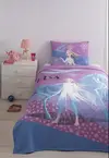 Özdilek Pike Takımı Tek Kişilik Lisanlı Frozen Snow Queen Pembe
