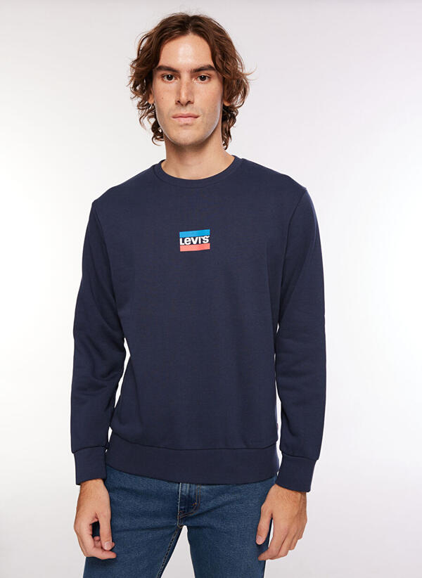 Levis Erkek Sweatshirt A2824-0006 Lacivert