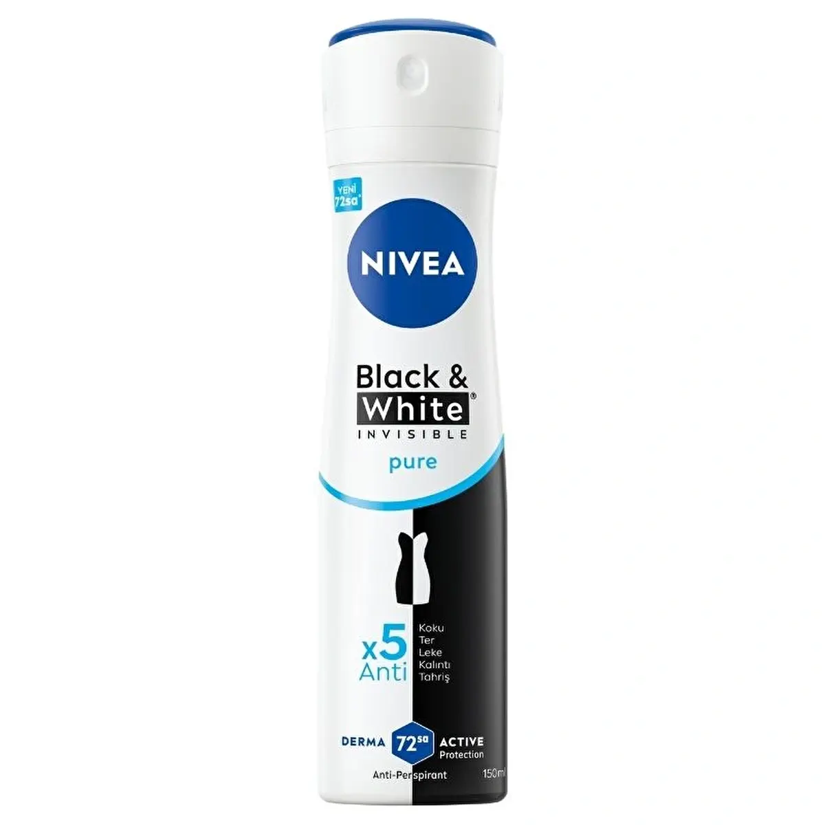 Nivea Kadın Deodorant Black&White Pure 150Ml