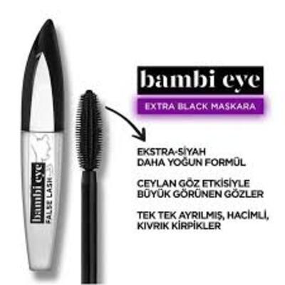 Loreal Paris Mascara Ceylan Göz Etkili Extra Siyah (Dy)