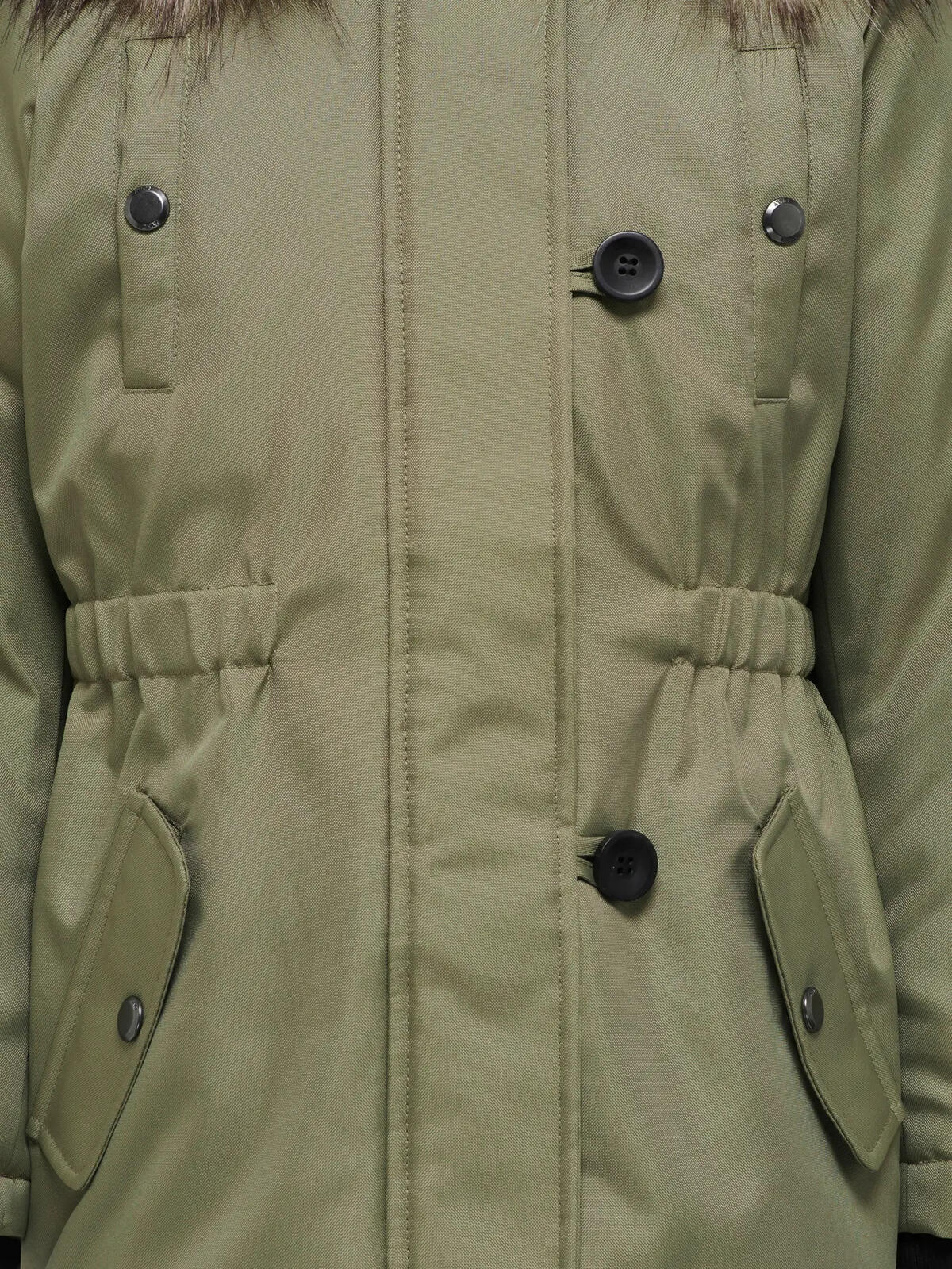 Only&Kids Parka Kız Çocuk 15245678 Haki