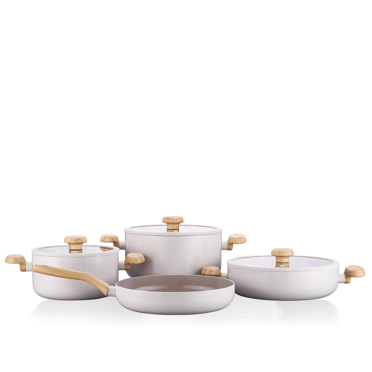 Korkmaz T.S 7P Mia Sera A3851-1 Vanilya