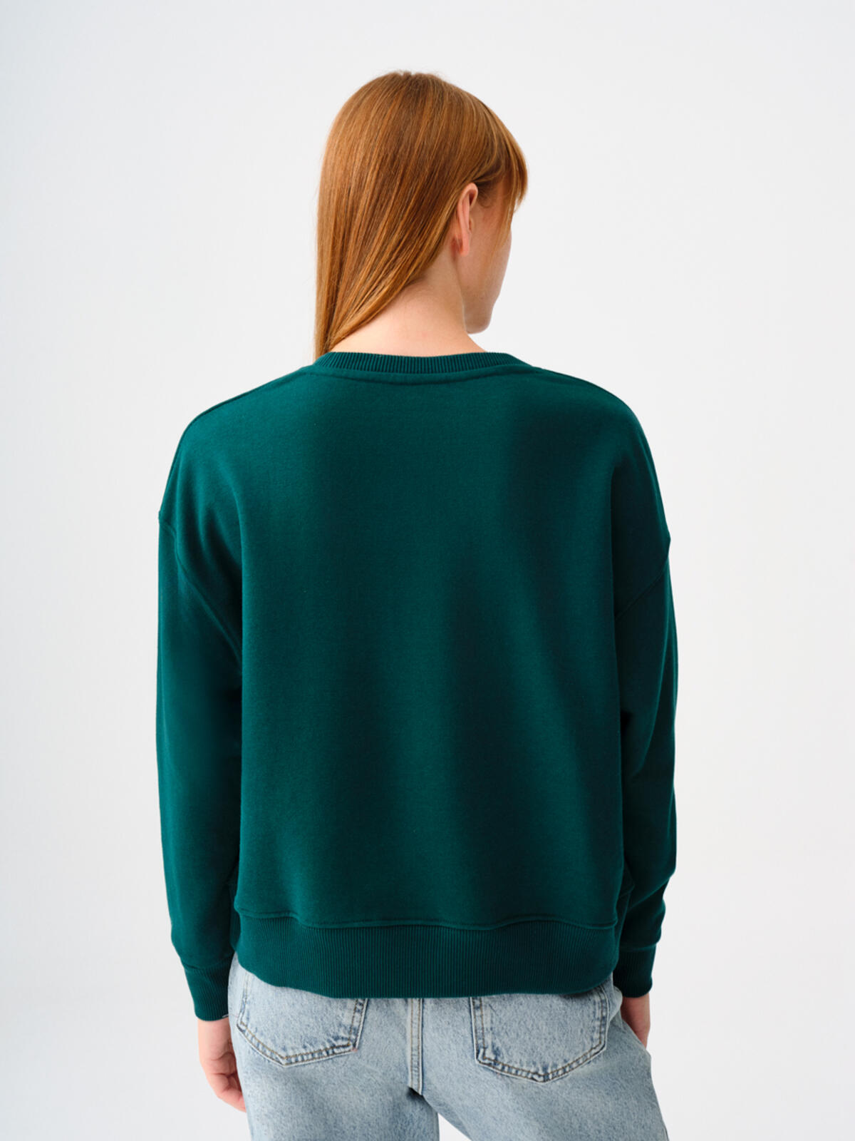 Loft Sweatshirt LF2038202 Koyu Yeşil