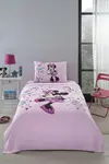 Özdilek Nevresim Takımı Tek Kişilik Kapitone Lisanslı Minnie İcon Pembe