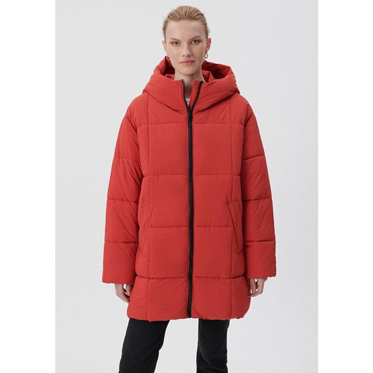 Mavi Parka M1110218-70403 Kırmızı