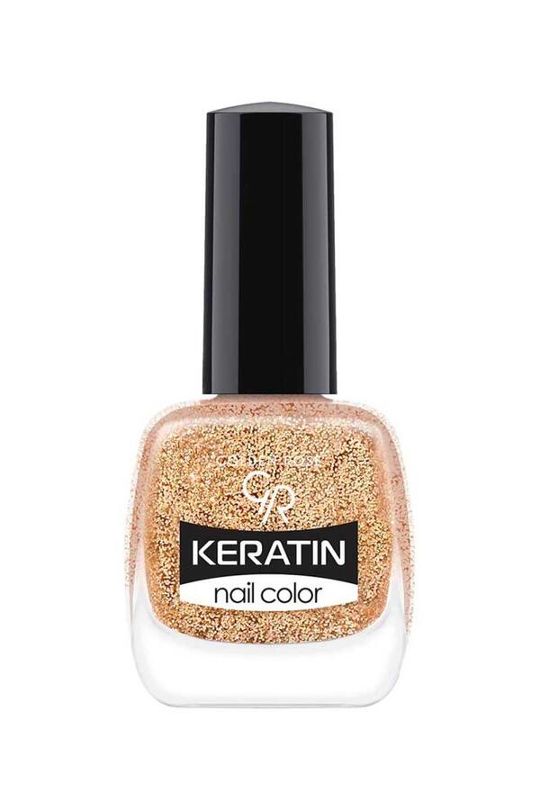 Golden Rose Oje Keratin Nail Color Glitter No:407