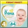 Prima Bez Premcare Maxi Fırsat Paketi 4 Beden 84Lü
