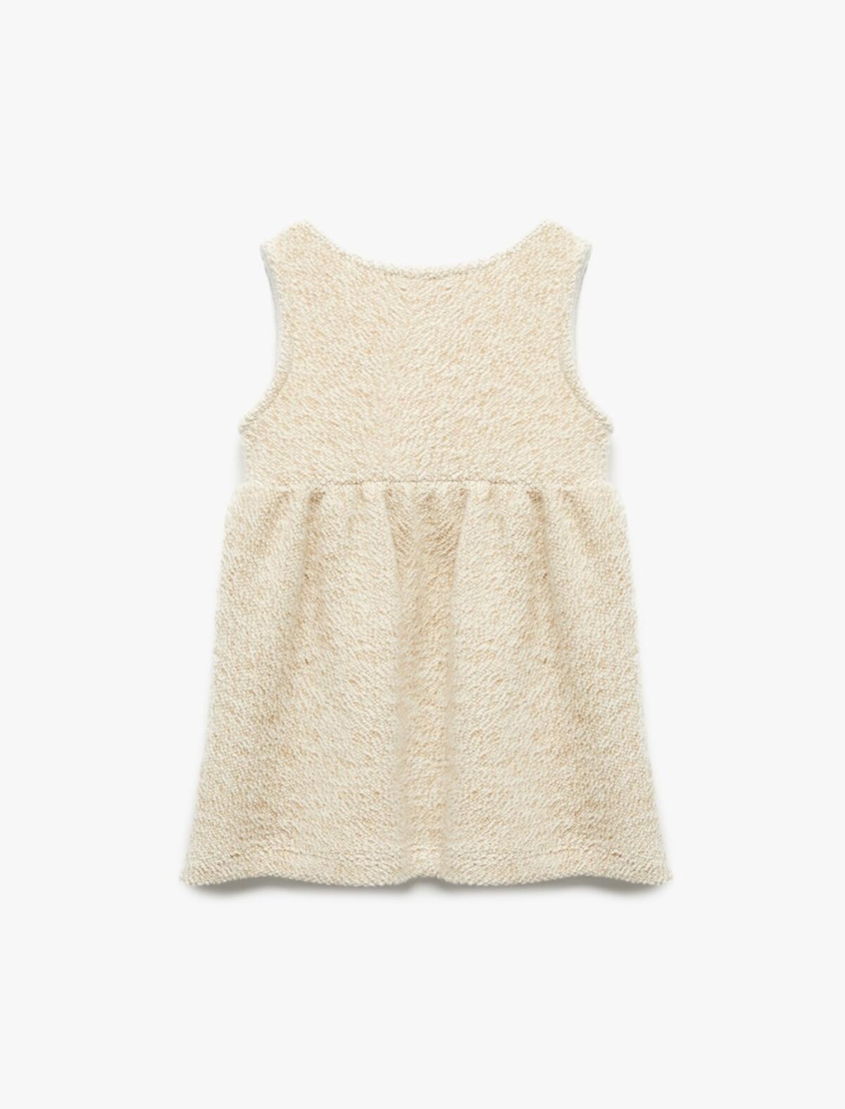 Koton Elbise Kız Bebek 6WMG80009AK Ekru