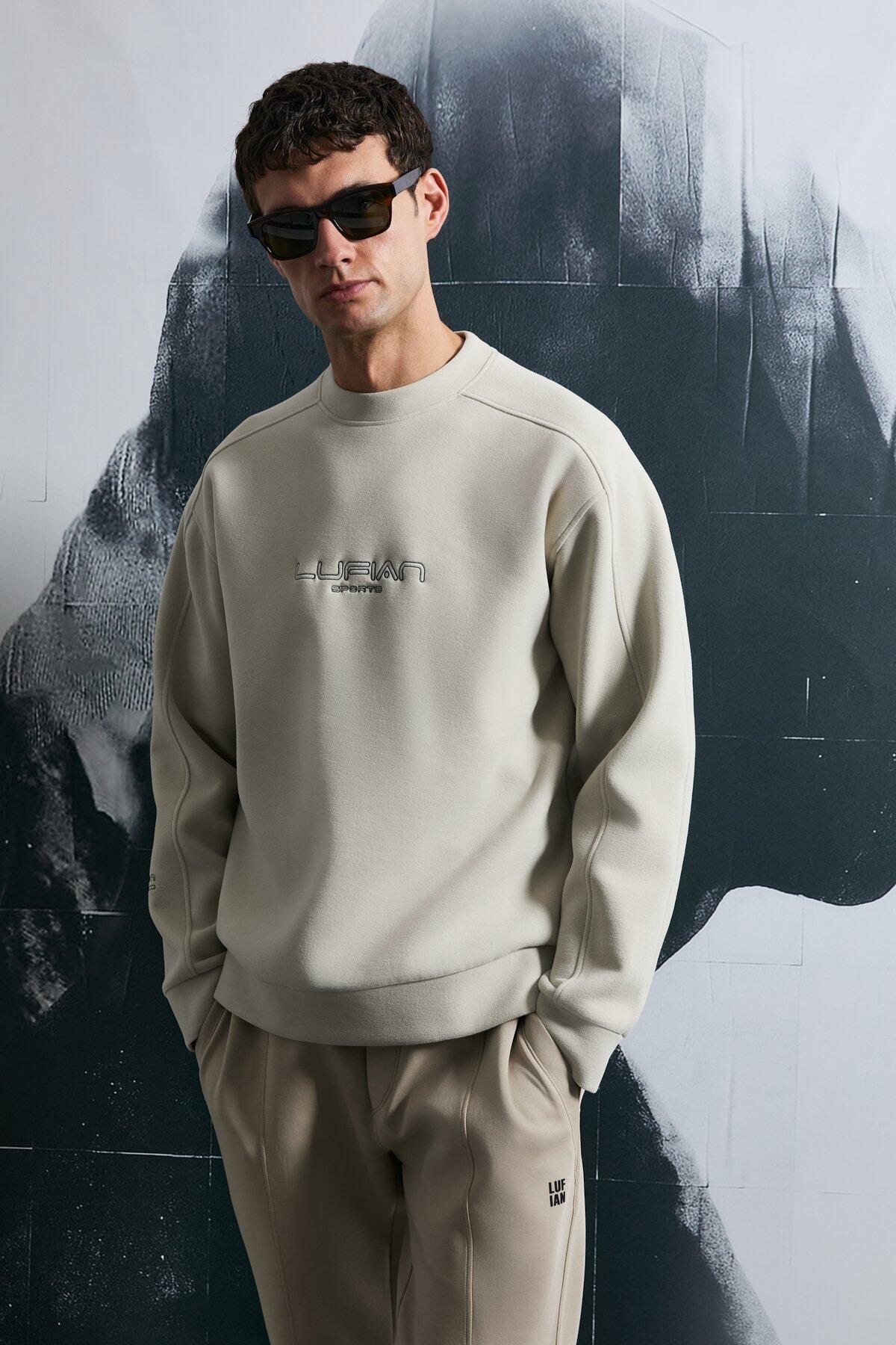 Lufıan Erkek Sweatshirt Dark 112030182 Ekru