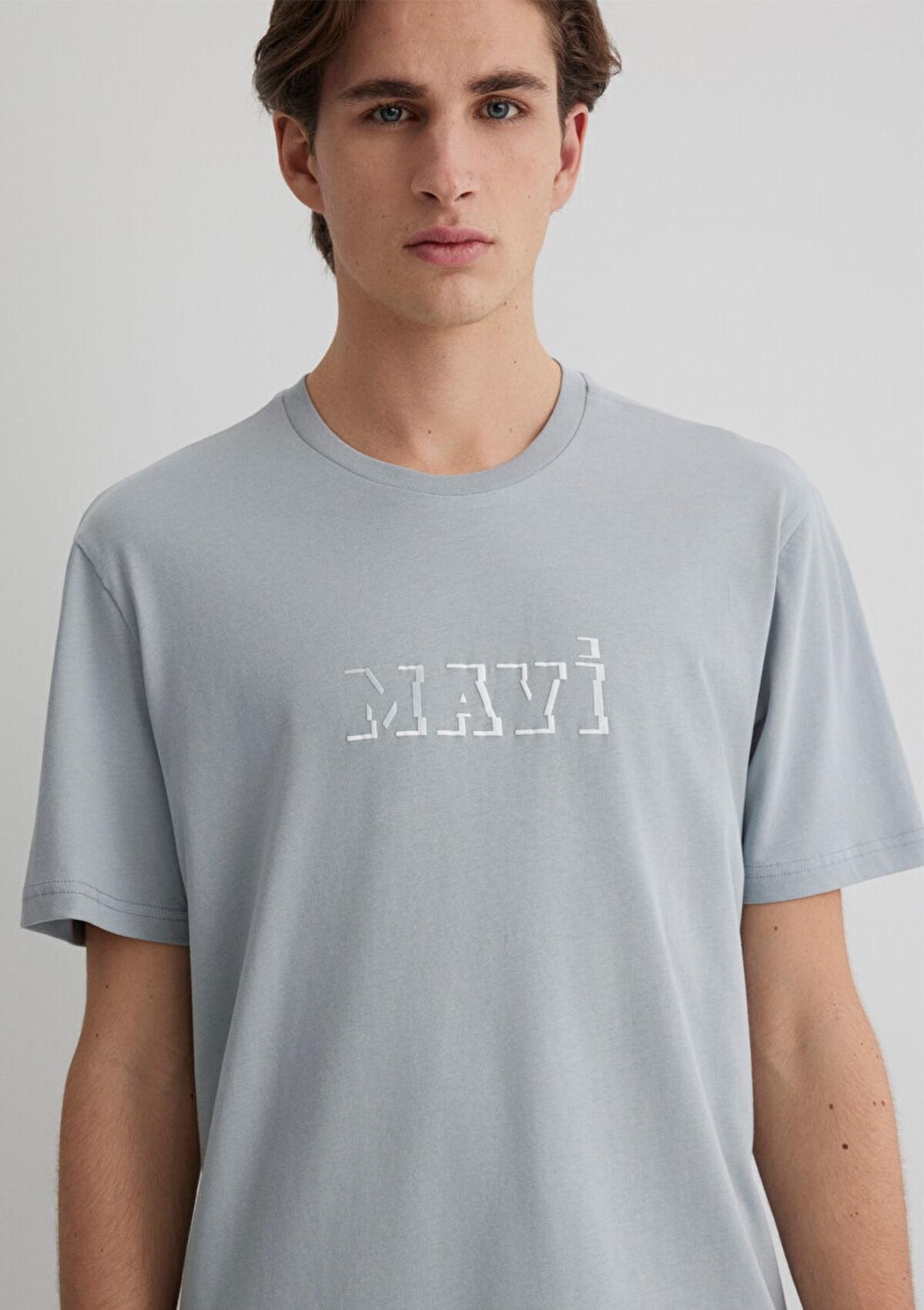 Mavi Tişört M0612686-70093 Gri