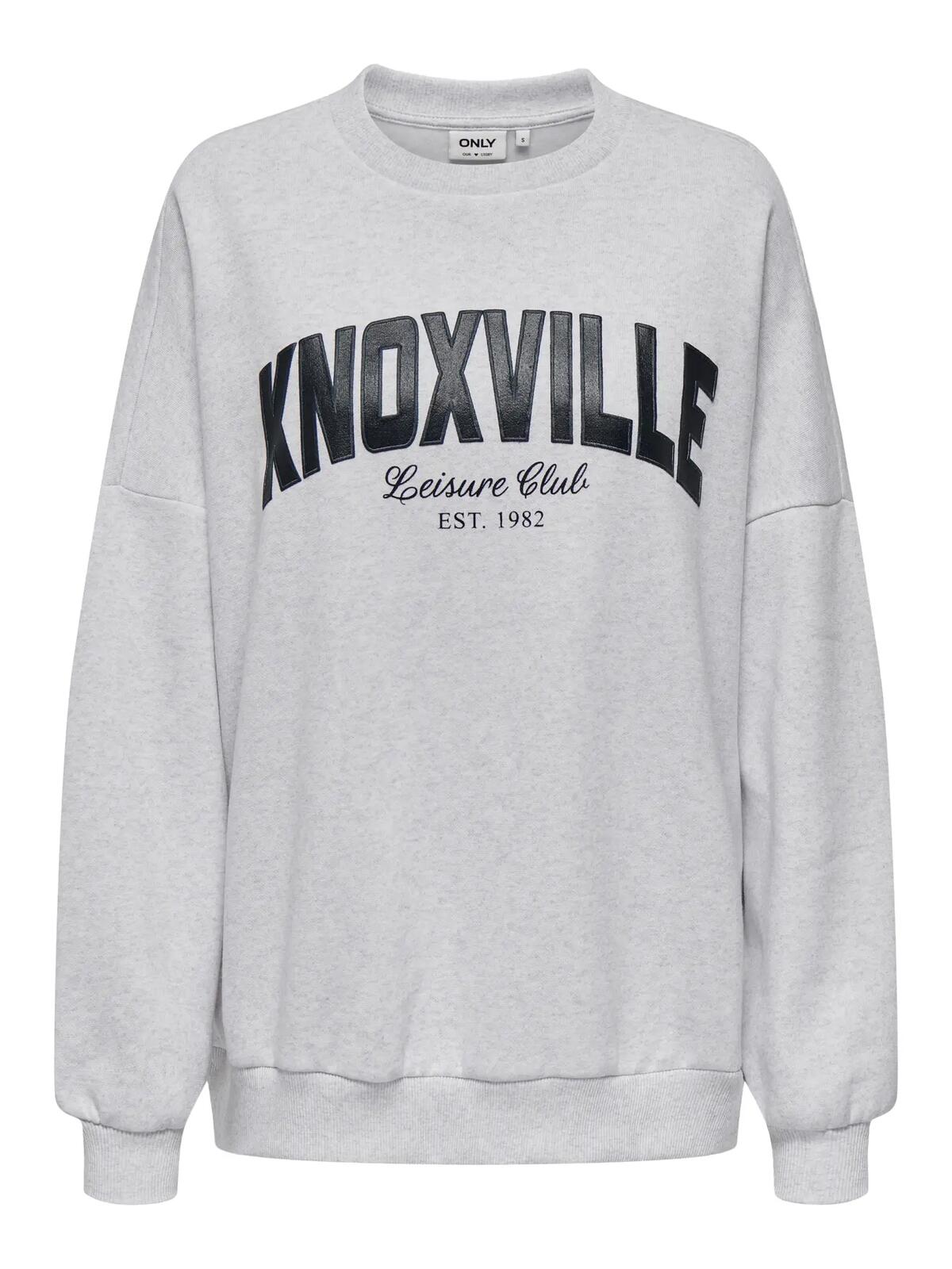 Only Sweatshirt 15337256 Açık Gri Melanj