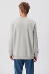 Mavi Sweatshirt M067146-35010 Açık Gri Melanj M