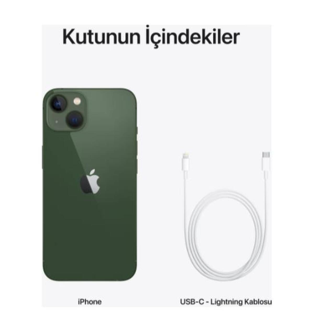 Apple Cep Telefonu Iphone 13 128Gb Green