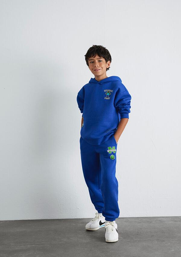 Mavi Eşofman Altı Erkek Çocuk M6010027-70896 Saks Mavi