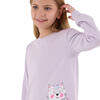 Rolypoly Pijama Takım Kız Çocuk RP3697-2 Açık İndigo