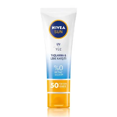 Nivea Sun Yüz Kremi Yaşlanma&Leke Karşıtı SPF50 50Ml (Dy)