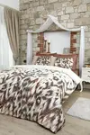Özdilek Nevresim Takımı Çift Kişilik Saten Soft Life Pena Bej