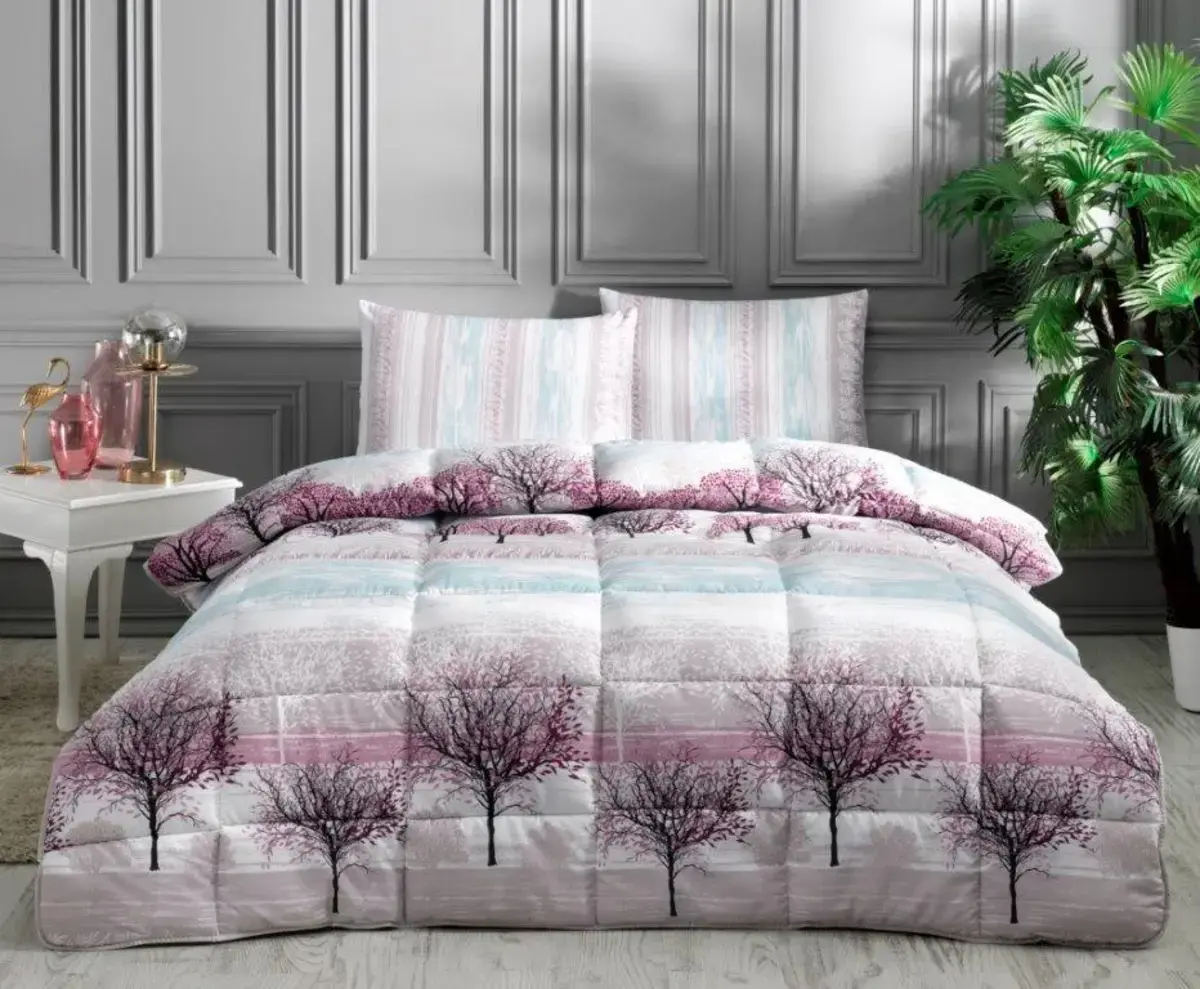 Moda Letto Uyku Seti Vısıon Çift Kişilik HaUyku Setit Pudra