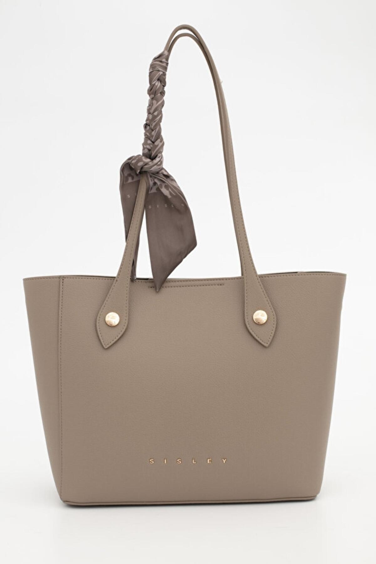 Sisley Kadın Kol Çantası SLY_284 Taş - Haki