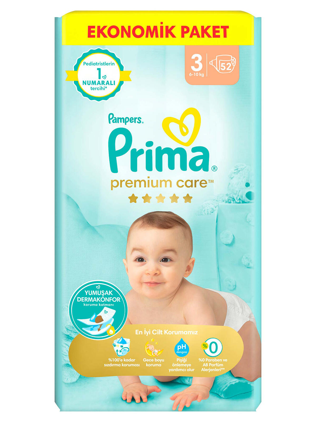 Prima Bez Premcare Midi Ekonomik 3 Beden 52Li